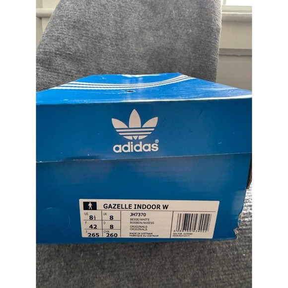 Adidas Gazelle Indoor Liberty London Beige Floral JH7370 Mens 8.5 NEW - Picture 8 of 8